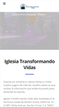 Mobile Screenshot of iglesiatransformandovidas.org